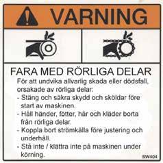 Avlägsna fett, smuts och skräp från dekalerna och instruktionsetiketterna.