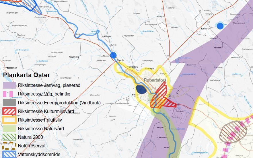 Figur 2. Urklipp från Översiktsplan Robertsfors Kommun Källa: www.robertsfors.