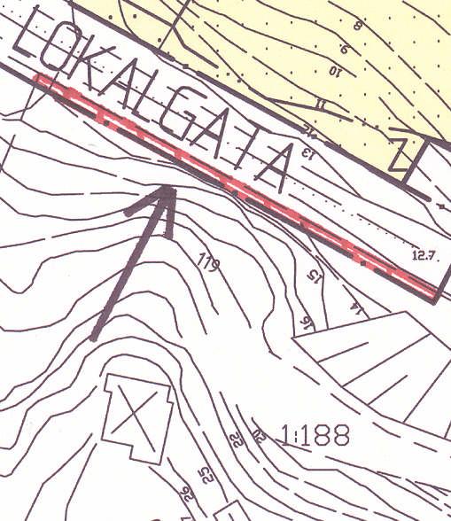 GENOMFÖRANDEBESKRIVNING 4 För att få plats med gångbana utmed Strandvägen och för att bredda vägen är del av Strand 1:188 utlagd som gata i detaljplanen.