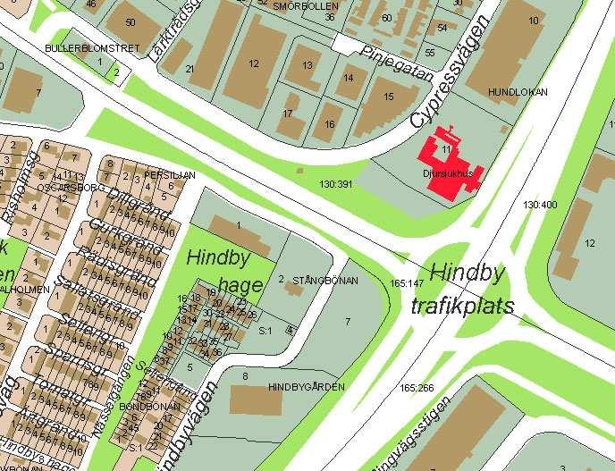 PLANDATA Planområdet är beläget i Fosie i anslutning till Ystadsvägen och Inre Ringvägen. I norr och öster avgränsas planområdet av Östra Hindbyvägen.