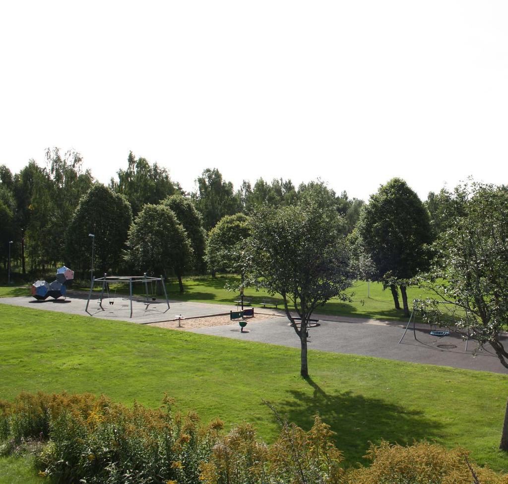 2. Närskog Inom stadsdelen finns mindre skogspartier.