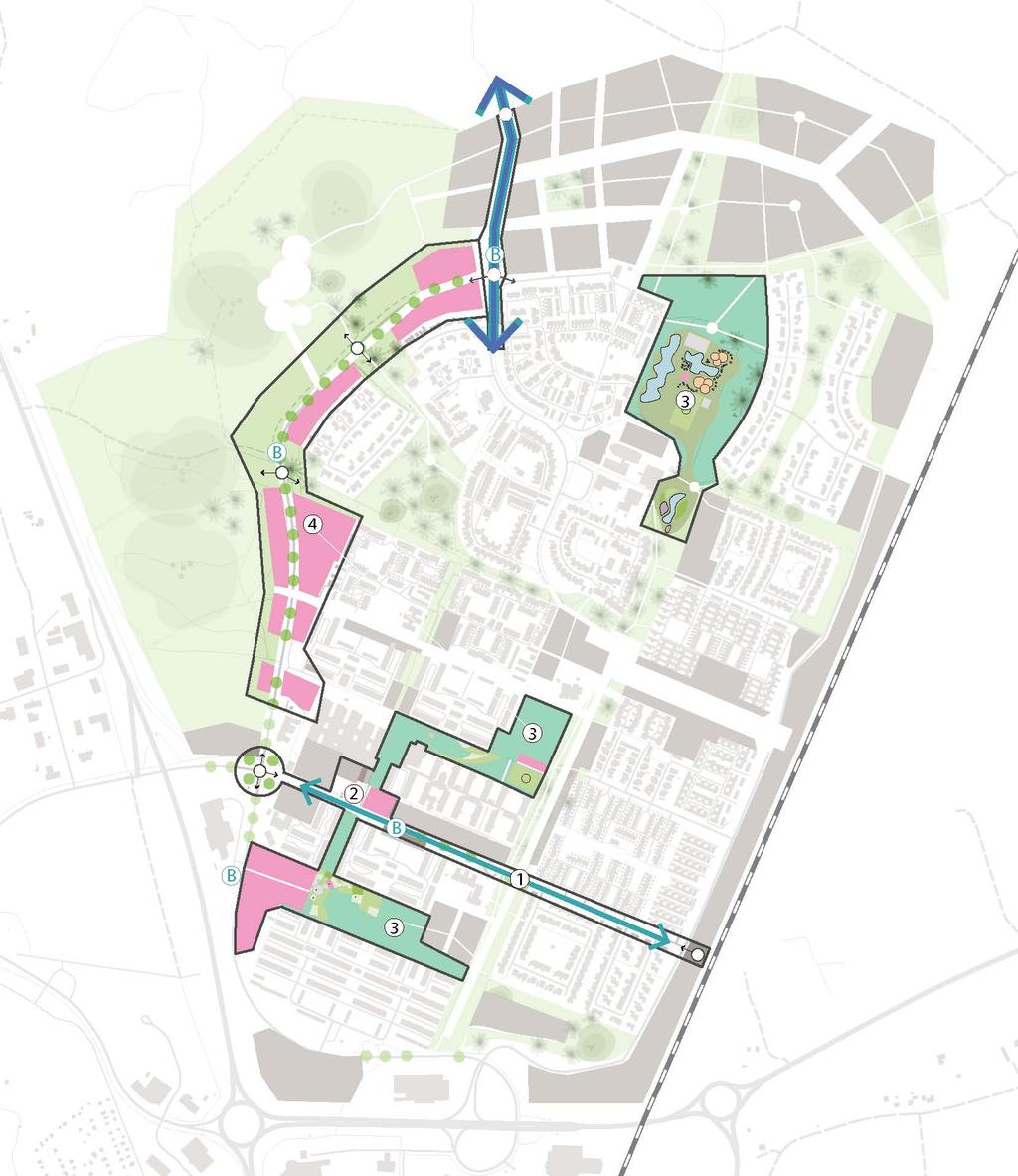 Inom en snar framtid (2018-2025) En väl utbyggd och fungerande kollektivtrafikförsörjning, stärkt centrum, utveckling av de allmänna platserna, förtätning och väl fungerade ekosystem är prioriterade