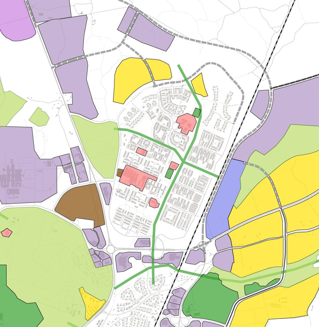 GÄLLANDE PLANER OCH PÅGÅENDE PROJEKT Översiktsplan (ÖP 2025) Den kommunövergripande översiktsplanen, ÖP 2025, vann laga kraft den 19 juli 2012.