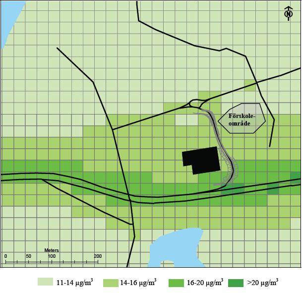 NACKA KOMMUN Detaljplan för påfartsramp till väg 222 i Björknäs, Boo Planenheten Okt 2010, rev. jan 2011 MILJÖREDOVISNING placerades mellan påfartsrampen och förskolan.