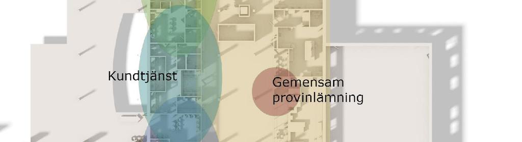 verksamheten att bli ett lab, med t.ex. gemensamt personalrum och administration. 6.3 Kommunikationer, samband 6.