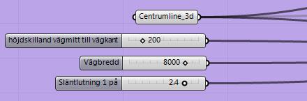 4 Resultat Då målet med detta examensarbete har varit att undersöka ifall man med hjälp av visuell programmering i Grasshopper kan skapa ett parametrisk modifierbart markobjekt till Tekla Structures.