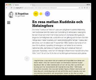 gymnasiet Svenska litteratursällskapet Topelius bästa tid är nu Käre Zacharias, Vi har inte glömt. Vi har inte glömt dig och det du gjorde. Dina insatser för folkbildningen och kulturlivet.
