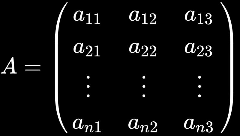 Här kommer en speciell form av inverser att dominera (För enkelhets skull visar jag för tre kolonner med n>3) ATA är