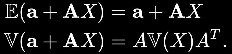 Notationen ser lite annorlunda ut i regression Nu låter skattar vi parametrarna som minsta kvadrat-lösningen till Y=Xβ.