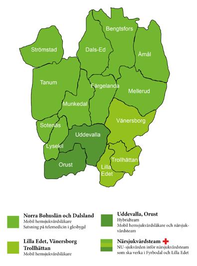 Mobil närvård i Fyrbodal Utvecklingen av Mobil närvård i Fyrbodal samt Lilla Edet har varit stor under år 2017. Flertalet vårdcentraler i området har startat med mobil hemsjukvårdsläkare under året.
