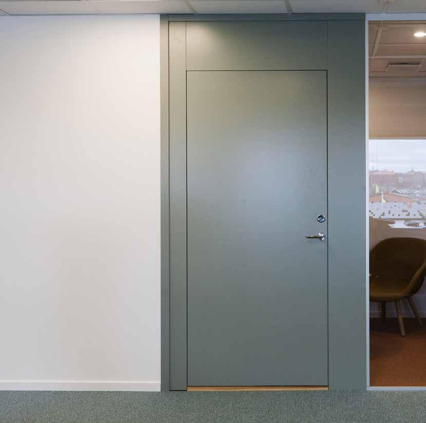 INSPIRATION & IDÉ En portallösning för höga krav på ljud och modern design. FLEX FRAMELESS Med sin helt släta utsida är FLEX FRAMELESS vår exklusivaste dörrportal.
