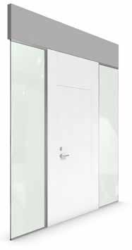 FLEX FRAMELESS PRODUKT BESKRIVNING UTFÖRANDE Dörrportal som en integrerad del av väggen. En dörrportal där dörren utgör en integrerad del av väggen, utan synliga karmar.