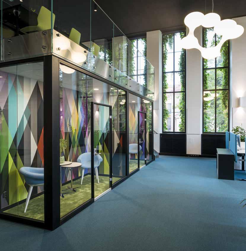 INSPIRATION & IDÉ Ett modulärt väggsystem för höga krav på ljud och design.
