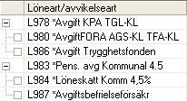 Anställd tillhörande Kommunals avtalsområde födda 1946 och som har en sammanhängande anställning som påbörjades före 2004 Registrera Löneart 978 och 983 Anställd tillhörande Kommunals avtalsområde är