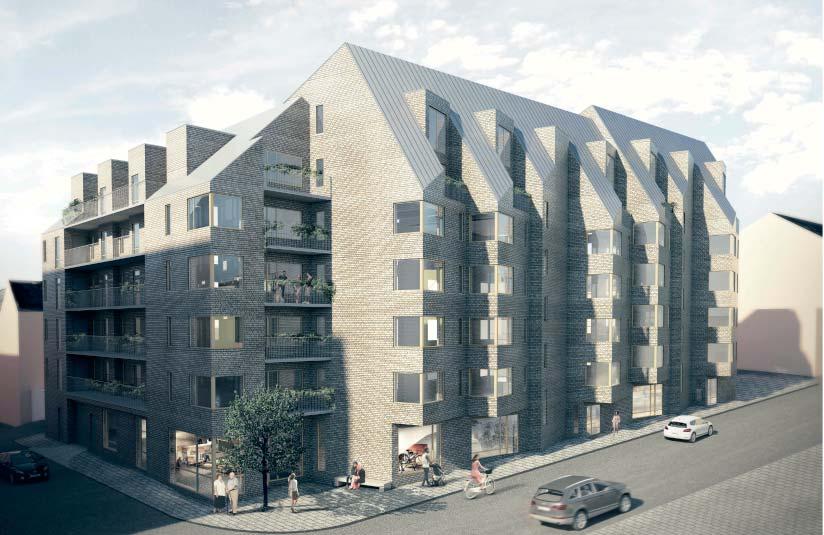 Markanvisningstävling för kvarteretgarvaren Castrum Förslagsställare: Bygg-Fast i samarbete med Arkitekterna Krook & Tjäder Ett förslag med ett eget och sammanhållet uttryck.