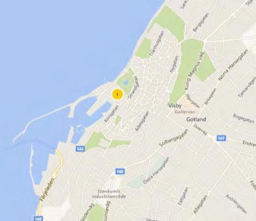 Visby Kasernen 2, Gotlands kommun Läge Objektet har adressen Hamnplan 1 och Kaserngatan 1A-C i Gotlands kommun.