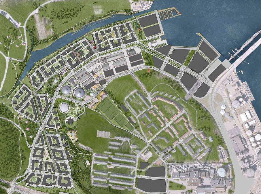 Sida 2 (15) Exploateringsnämnden har anvisat mark för centrumändamål och bostäder inom planområdet till Jungberg & Rothman Kvartersfastigheter Holding AB.
