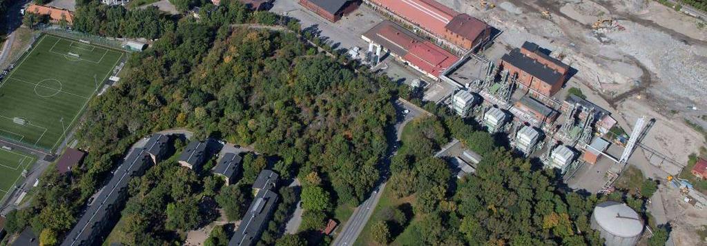 Gasverket utgörs av det område inom vilket stadens gasverksamhet etablerades på 1890-talet. Befintlig bebyggelse består av ett 30-tal byggnader varav fem är gasklockor från tre generationer.