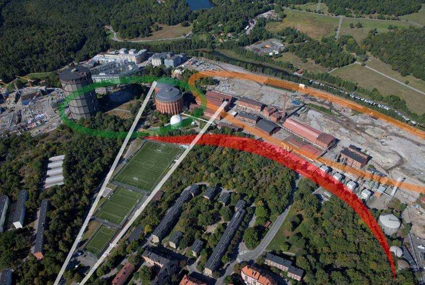 Sida 7 (15) De topografiska förutsättningarna kring Gasverket.
