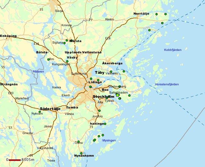 Stöld av båtmotorer v 47-50 2015 RAR: 40 anmälningar - 35 prickar i kartan (40unika brottskoder, varav 5 saknar koordinater, totalt 40 brott) Sökvillkor: Källsystem: RAR Tiden är: Helt inom Datum fr.