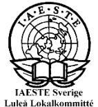 The International Association For The Exchange Of Students for Technical Experience Budget för verksamhetsåret 2018 INTÄKTER Bidrag IAESTE Sverige 12 500 Bidrag TKL 5 000 Studiecirklar 7 000