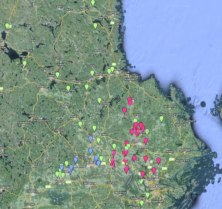 Figur 1. Graderingsgårdar 215.