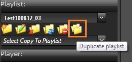 spellista du valt i "Select Copy To Playlist". 3.