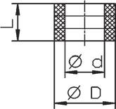 Måttuppgifter reservdelar Packboxring-set KX-GT L 24 24 30 30 30 30 D 36 36 46 46 46 46 d 24 24 30 30 30 30 Packboxring-set KX-GT Gängad bussning L 40 40 48 53 53 53 D Tr 22x5 Tr 22x5 Tr 24x5 Tr 24x5