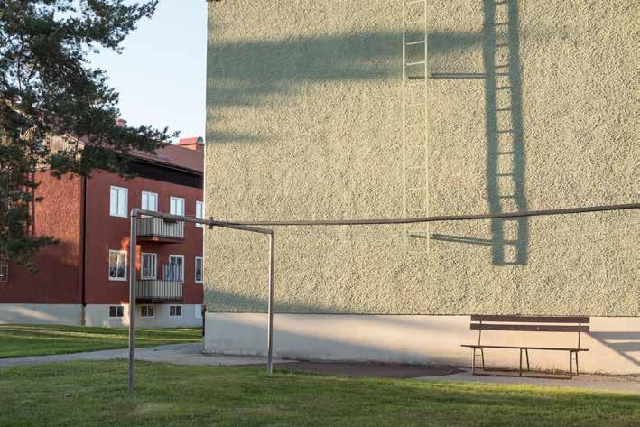 1940-talet innebar åter mer traditionella karaktärsdrag. Varma, mustiga fasadkulörer och bostadsområden med individuellt kulörsatta hus.