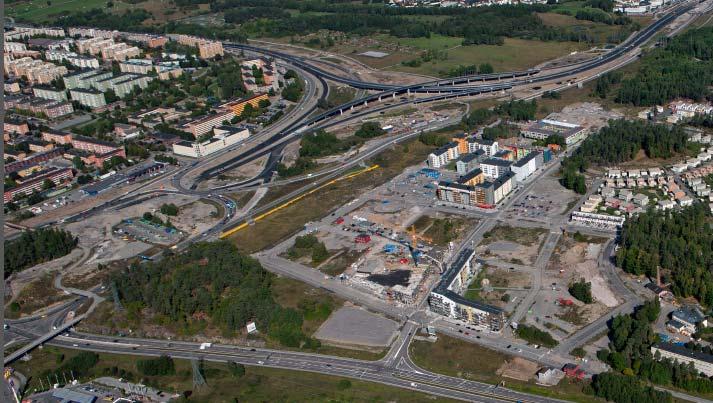 Figur 6: Flygfoto över Västra Ursvik från hösten 20