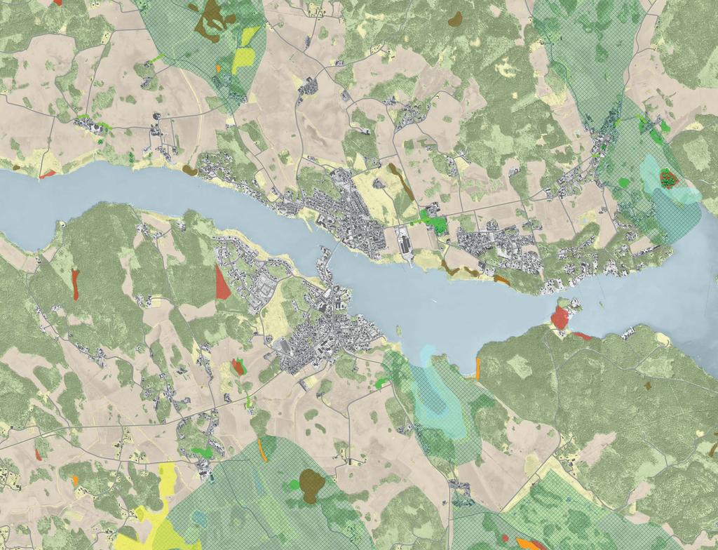 KARTA 2: OMRÅDEN AV EKOLOGISK BETYDELSE Regionalt naturvårdsprogram Nyckelbiotop Naturvärdesobjekt Äldre ängs-