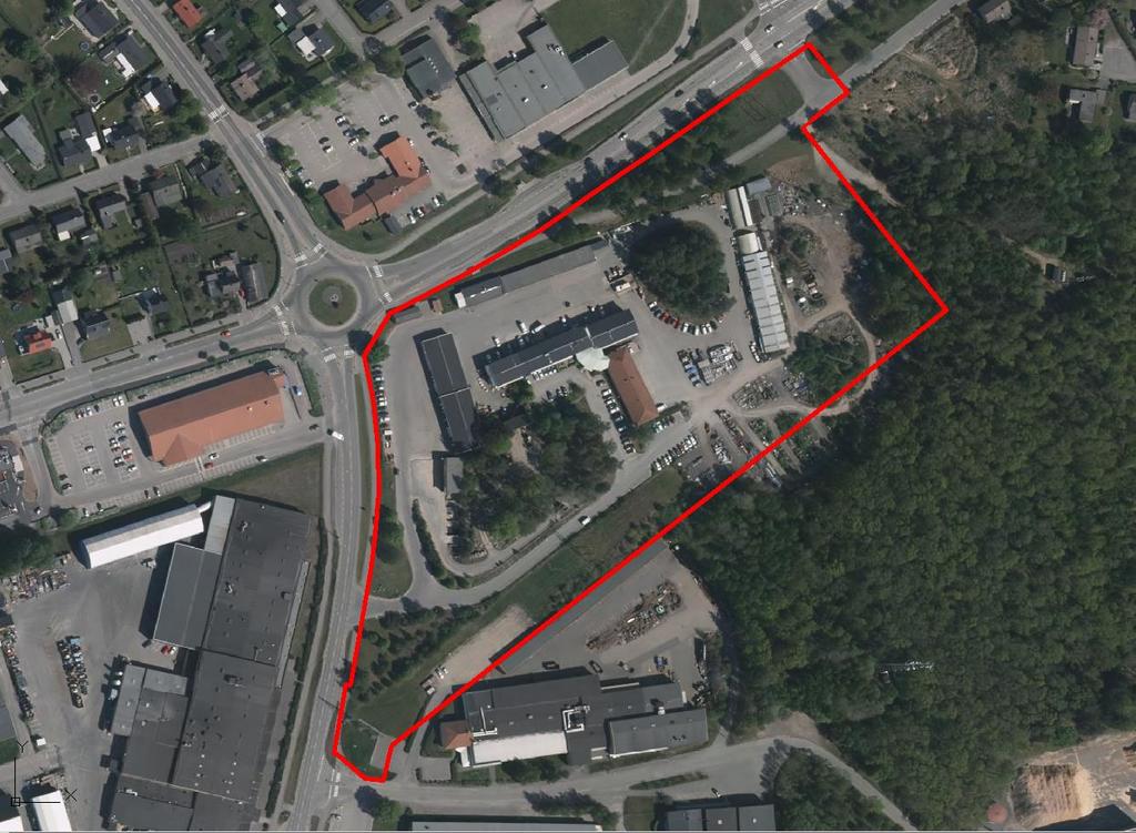 Inledning Detaljplanens syfte och huvuddrag Detaljplanens syfte är att pröva möjligheten att planlägga fastigheten Förrådet 1 för handelsändamål (H) samt kontor (K) och verksamheter (Z).