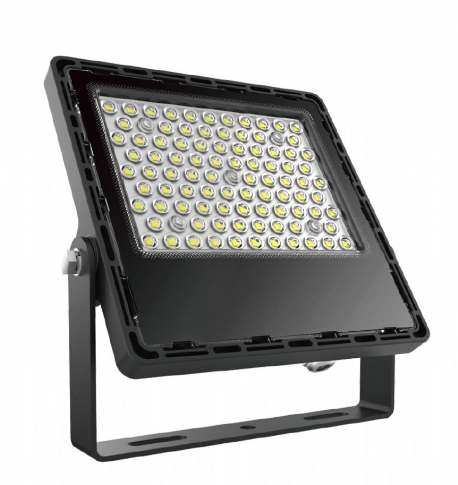 POSEIDON Floodlight with built-in LED. Body in PA6+GF marine corrosion resistant (10/20/30/50/70/100W). Painted die-cast aluminium body (150/200W).