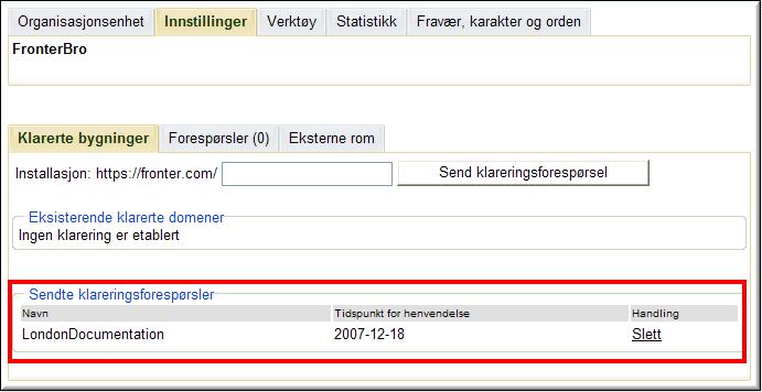 den andra installationen