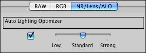 Använda Auto Lighting Optimizer (Auto ljuskorrigering) Om fotograferingsresultatet blir mörkt eller om kontrasten blir låg kan du använda Auto Lighting Optimizer (Auto ljuskorrigering) som