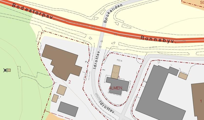 5.1.2 INGO automatstation Figur 9. Individrisknivå avseende läckage på automatstationen där avståndet är från automatstationens påfyllningsplats.