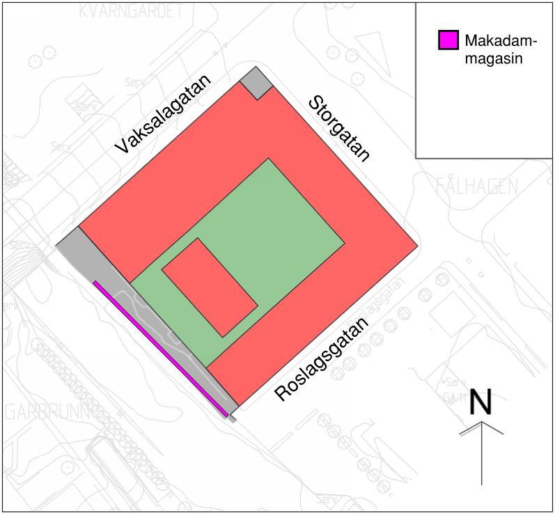 Sida 17 (22) För att omhänderta de första 20 mm behöver magasinet kunna fördröja 11 m 3.