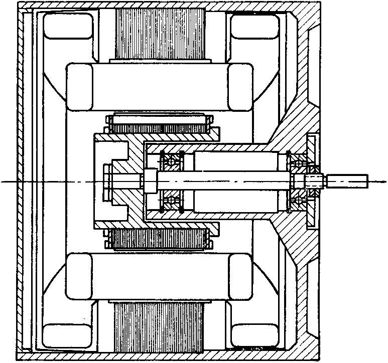 F ig. 8. Schematisk b ild av tvåfasigt skivrelä.