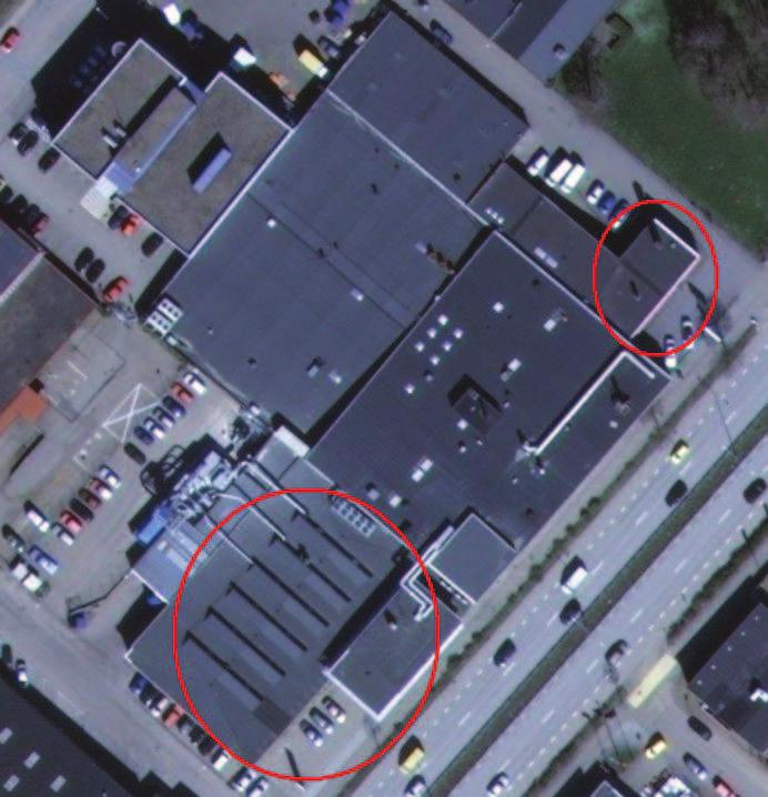 Gåsebäck och Bjuv Berga Landskrona Bild 5. Sektorsindelning efter explosionerna. 6.