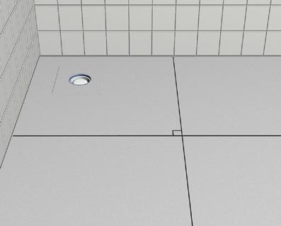 BYGGMAX ROLLBART SYSTEM FÖR VÅTRUM 17 KLINKER 1 KLINKER UTSÄTTNING AV RÄTA LINJER