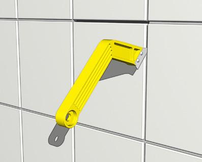 20 BYGGMAX ROLLBART SYSTEM FÖR VÅTRUM 5 FOGA MJUKFOG Maskeringstejp i hörnen underlättar mjukfogningen samt ger en fin fog. Använd silifix för att släta till fogen.