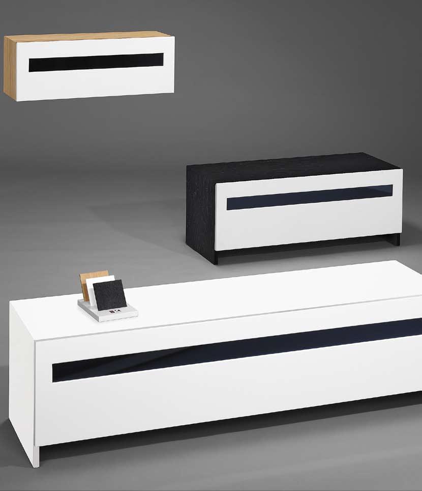 BEAM BEAM /Oljad ek /Svartbets Mediabänk 110cm 110x45x43cm 786WHO-110