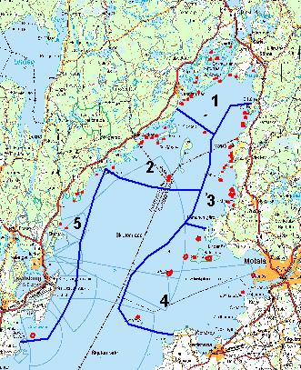 8. Preliminärt resultat från inventering av häckande sjöfåglar på öar i Vättern 2002 Lars Gezelius Länsstyrelsen Östergötland Bakgrund Efter ett möte sammankallat av Länsstyrelsen Östergötland i