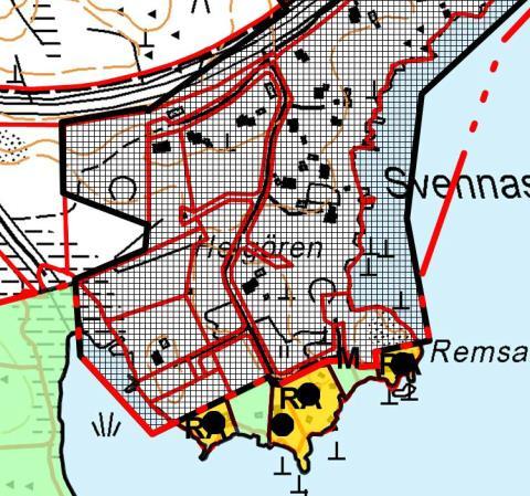 1-9 5.5.2 Generalplan För området finns inte befintlig delgeneralplan.