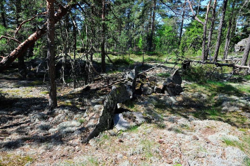 Krusbackberget. Råmärken.