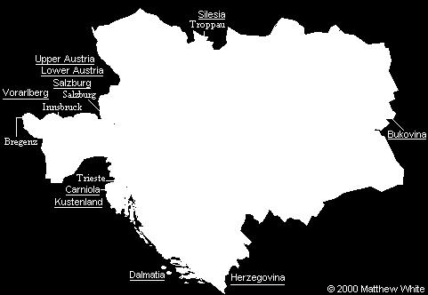 Serber och kroater bor längst söder ut, närmast den självständiga staten Serbien. De vill göra sig fria och ansluta sig till ett nytt Storserbien.