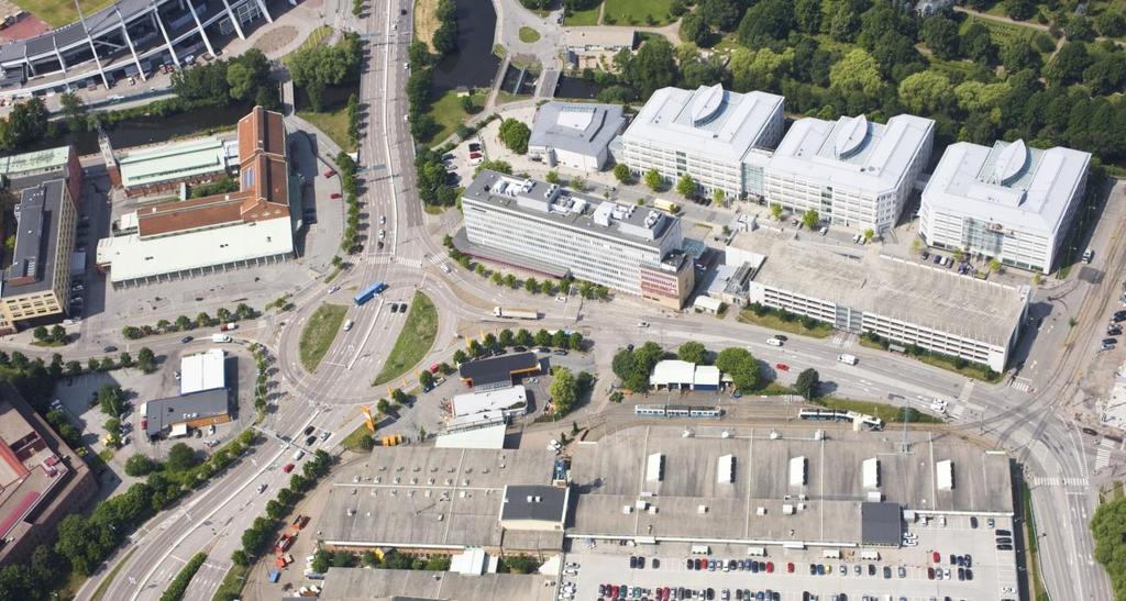 Förutsättningar Området ligger i Gårda och består av kontorskomplex norr om Johan Willins Gata med entrétorg och parkering som sträcker sig till Ullevigatan i söder.