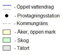 Örstorpsbäcken, S Asmundtorp X 3. Braån, nedstr Örstorpsbäcken X. Braån, S Asmundtorp X X X X 8:. Bäck N Trolleholm X. Långgropen uppstr Eslöv X.