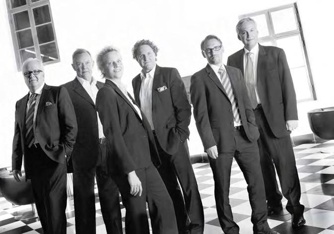 Från vänster: Ulf Ek, Benny Olsson, Marie Ideström, Thomas Dahl, Mathias Aronsson Metzner och Hans Wallenstam.