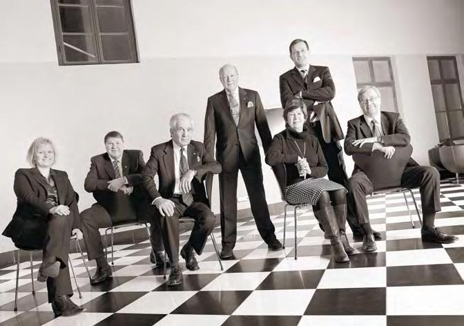 Från vänster: Ulrica Messing, Jan-Olle Folkesson, Ulf Norén, Christer Villard, Marie-Anne Lervik Nivert, Anders Berntsson och Erik Åsbrink.